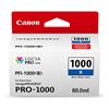 Serbatoio-Cartuccia PFI-1000 B da 80ml per Canon iPF pro-1000