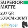 Carta DigiPaper Superior Matte 237gr 50,8 cm x 30mt
