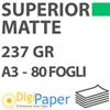 Carta DigiPaper Superior Matte 237gr A3 80Fg