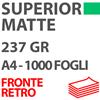 Carta DigiPaper Superior Matte 237gr Fronte/Retro A4 1000Fg