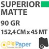 Carta DigiPaper Superior Matte 90gr 152,4 cm x 45mt