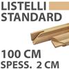 Listelli in legno per Telai Standard 100 cm spess.2cm