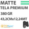 DigiPaper Tela Canvas Premium Matte 380g 43,2 cm x 12,24mt