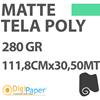 DigiPaper Tela Premium Matte Poly Canvas 280gr 111,8 cm x 30,50mt