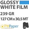 DigiPaper White Film Glossy 239g 127cm x 30,5mt An51 Limited Edition