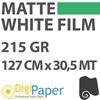 DigiPaper White Film Matte 215g 127cm x 30,5mt An76 Limited Edition