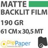 DigiPaper Backlit Film Matte 190gr 61cm x 30,5mt An76 Limited Edition