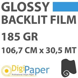 DigiPaper Backlit Film Glossy 185g 106,7cm x 30,5mt An76 Limited Edition