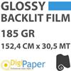 DigiPaper Backlit Film Glossy 185gr 152,4cm x 30,5mt An76 Limited Edition