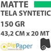 DigiPaper Tela Syntetic Canvas 150gr 43,2 cm x 20mt