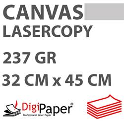 DigiPaper Carta LaserCopy TextileCanvas 32 x 45 cm 237gr 250Fg/sh UW F/R