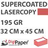 DigiPaper Carta LaserCopy SuperCoated 32 x 45 cm 195gr 250Fg/sh UW F/R