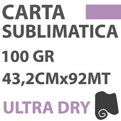 Carta sublimatica TransPaper Ultra Dry 100g 43,2 cm x92mt
