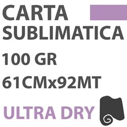 Carta sublimatica TransPaper Ultra Dry 100g 61 cm x92mt