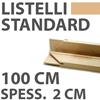 Listelli in legno per Telai Standard 100 cm spess.2cm