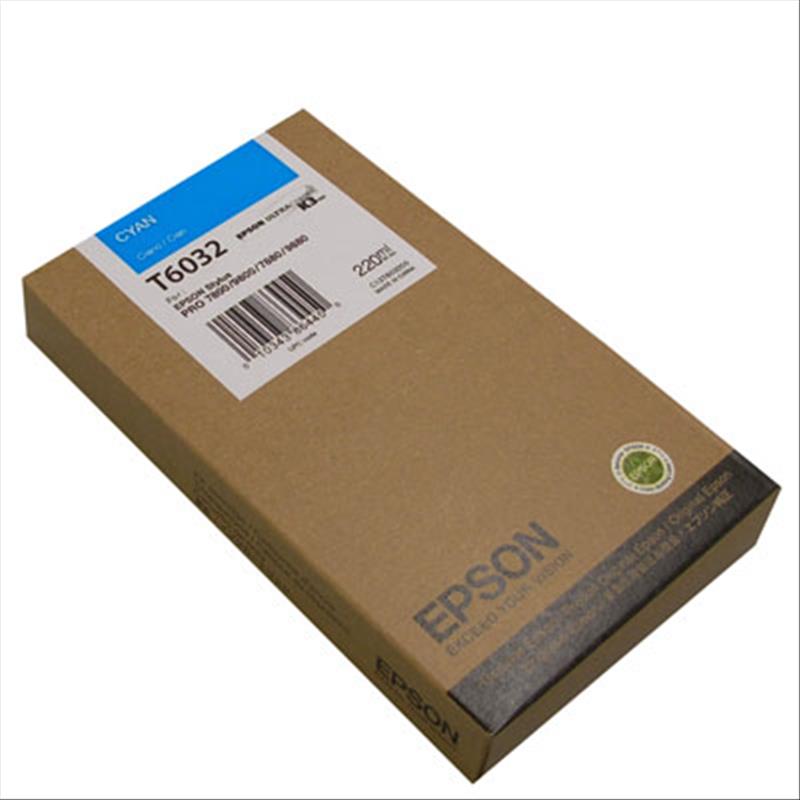 Cartuccia Ciano 220ml per Epson StylusPro 7880/9880/7800/9800