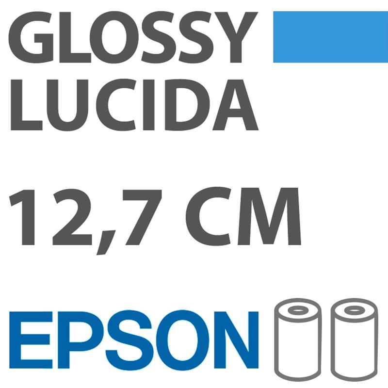 Carta Fotografica Epson Glossy 12,7 cm x 65 mt conf. da 2 rotoli