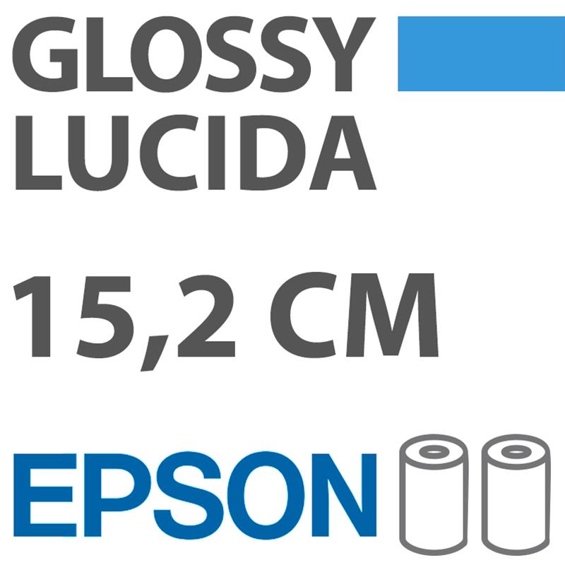Carta Fotografica Epson Glossy 15,2 cm x 65 mt conf. da 2 rotoli