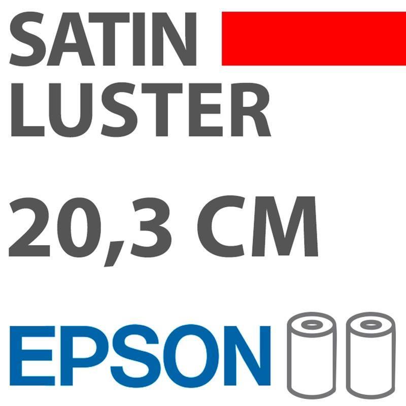Carta Fotografica Epson Luster 20,3cm x 65mt conf. da 2 rotoli