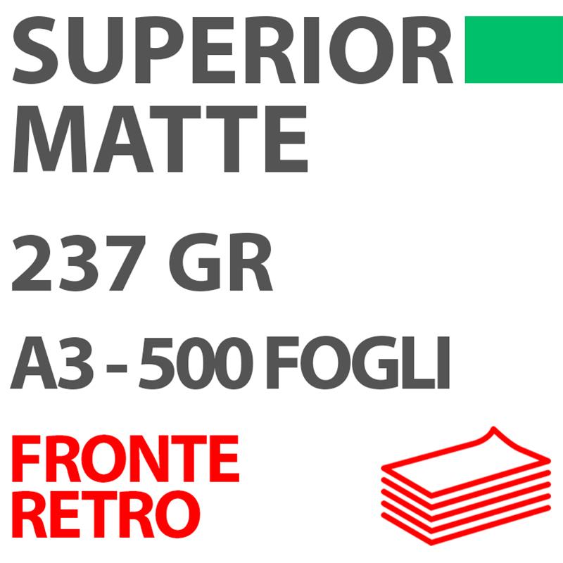 Carta DigiPaper Superior Matte 237gr Fronte/Retro A3 500Fg