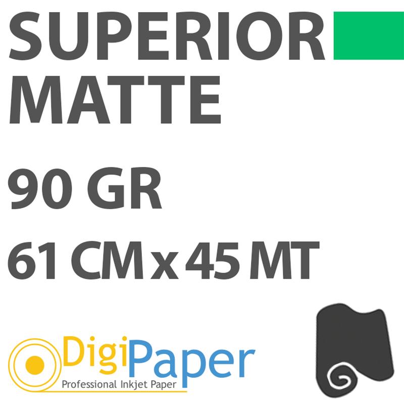 Carta DigiPaper Superior Matte 90gr 61 cm x 45mt