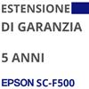 05 anni di assistenza CoverPlus Onsite per Epson SureColor SC-F500