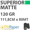 DigiPaper Superior Matte 120gr 111,8 cm x80mt