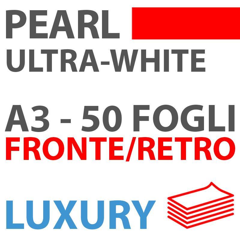 Carta DigiPaper Luxury Pearl Fronte/Retro 250gr A3 50Fg
