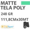 DigiPaper Tela Premium Matte Poly Canvas 248gr 111,8 cm x 30m
