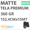 DigiPaper Tela Premium Matte Canvas 360g 152,4 cm x 15 mt