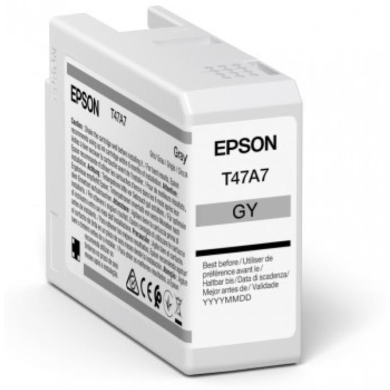 Cartuccia Epson GRAY T47A7 ULTRACHROME PRO 10 INK 50ML per Epson SureColor SC-P900