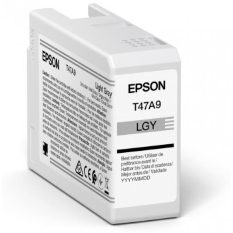 Cartuccia Epson LIGHT GRAY T47A9 ULTRACHROME PRO 10 INK 50ML per Epson SureColor SC-P900