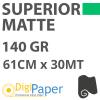 DigiPaper Superior Matte 140gr 61cm x 30mt