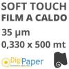 Film Laminazione a caldo Platinum 35 µm SOFT TOUCH 0,330x500mt (Ø72)