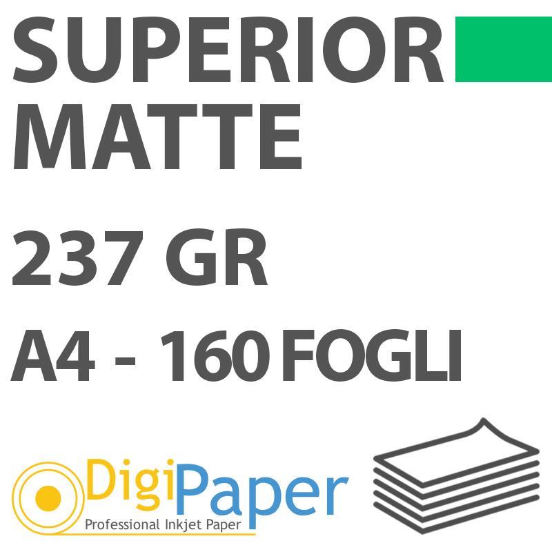 Carta DigiPaper Superior Matte 237gr A4 160Fg