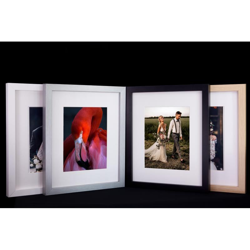 FineArt Frame AMALFI Cornici Foto in Legno con Passepartout alta qualità Made in Italy