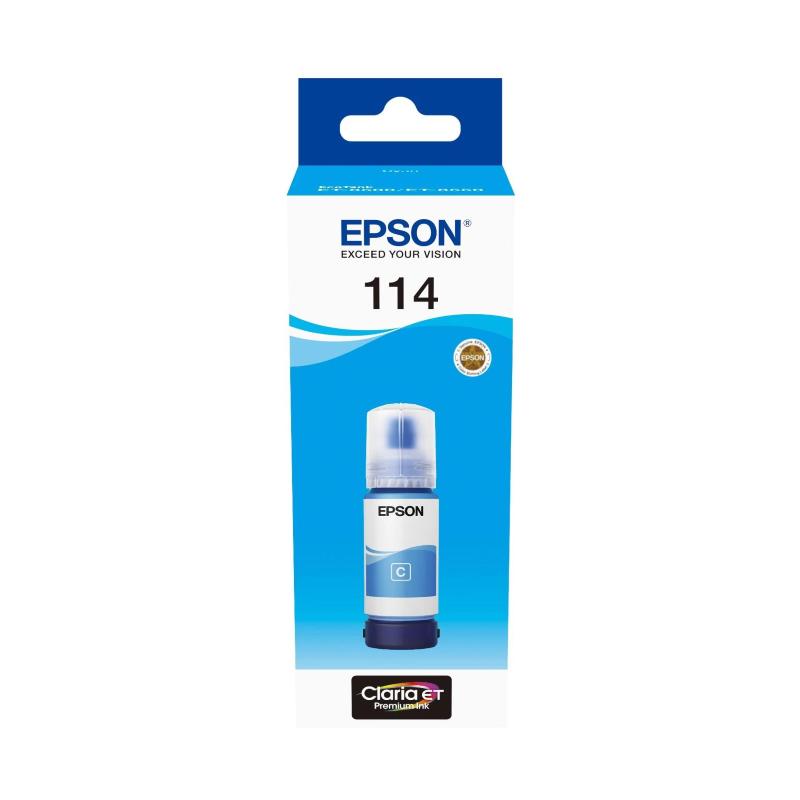 Cartuccia d'inchiostro 114 Cyan 70 ml per Epson ET-8550/8500 Ecotank