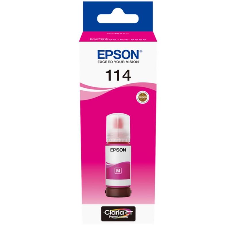 Cartuccia d'inchiostro 114 Magenta 70 ml per Epson ET-8550/8500 Ecotank