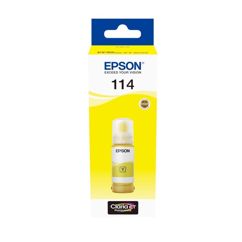 Cartuccia d'inchiostro 114 Yellow 70 ml per Epson ET-8550/8500 Ecotank